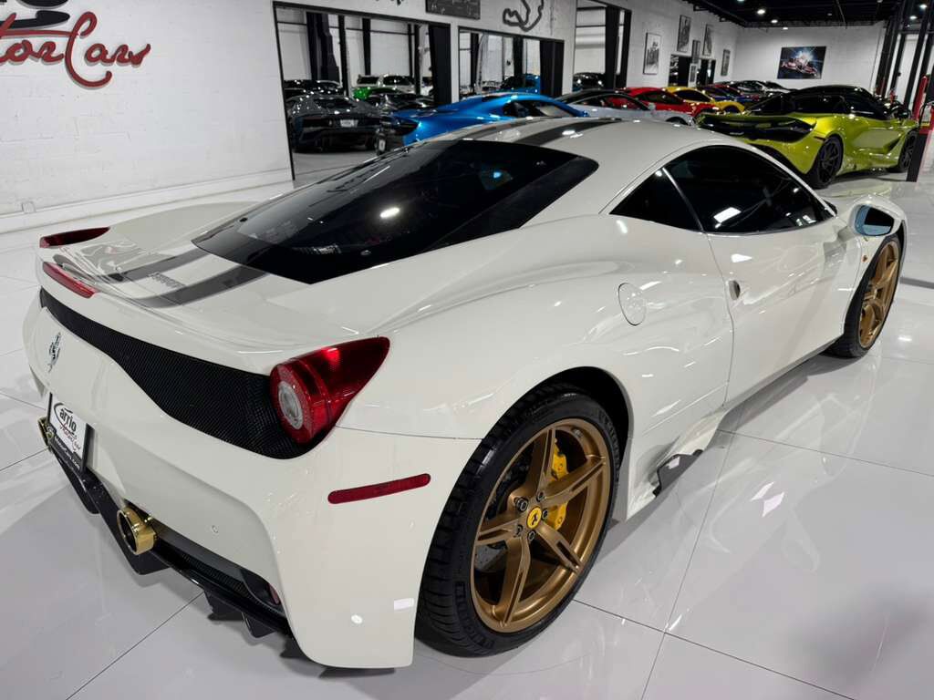 2014 Ferrari 458 Italia Speciale Bianco Avus paint, Nero interior, adaptive frontlight system, carbon galore AND MORE!! Fort Lauderdale FL