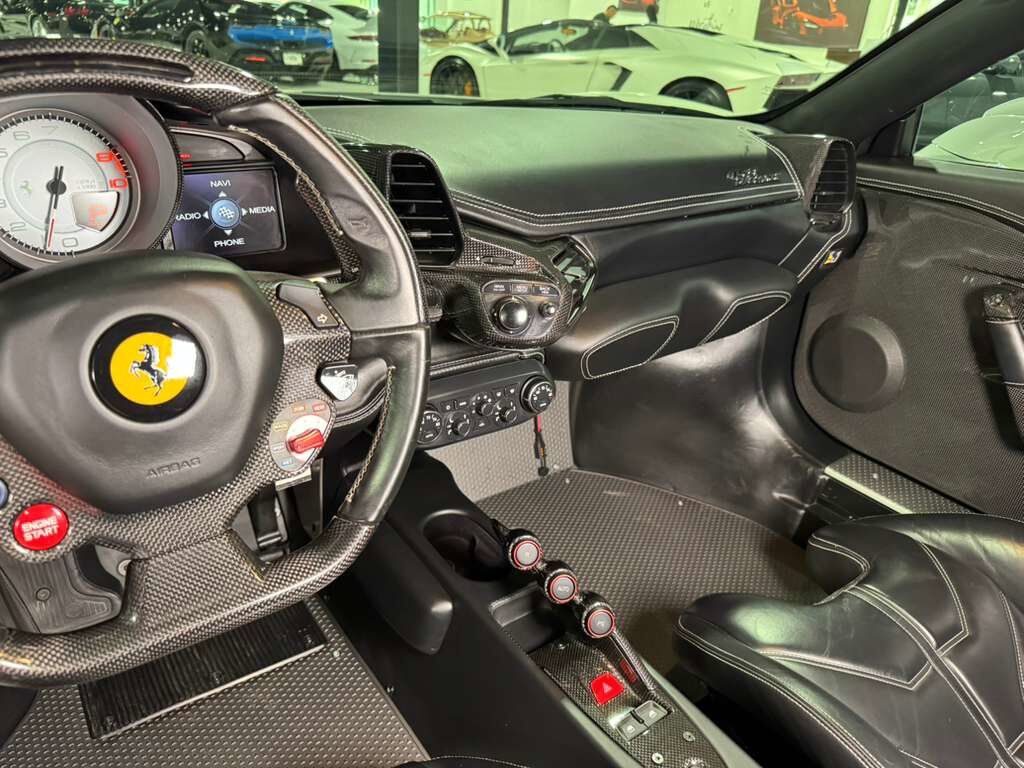 2014 Ferrari 458 Italia Speciale Bianco Avus paint, Nero interior, adaptive frontlight system, carbon galore AND MORE!! Fort Lauderdale FL