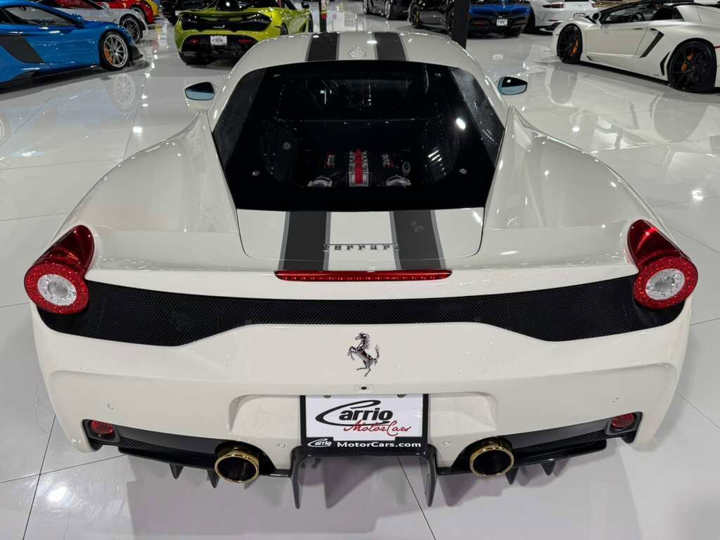 2014 Ferrari 458 Italia Speciale Bianco Avus paint, Nero interior, adaptive frontlight system, carbon galore AND MORE!! Fort Lauderdale FL