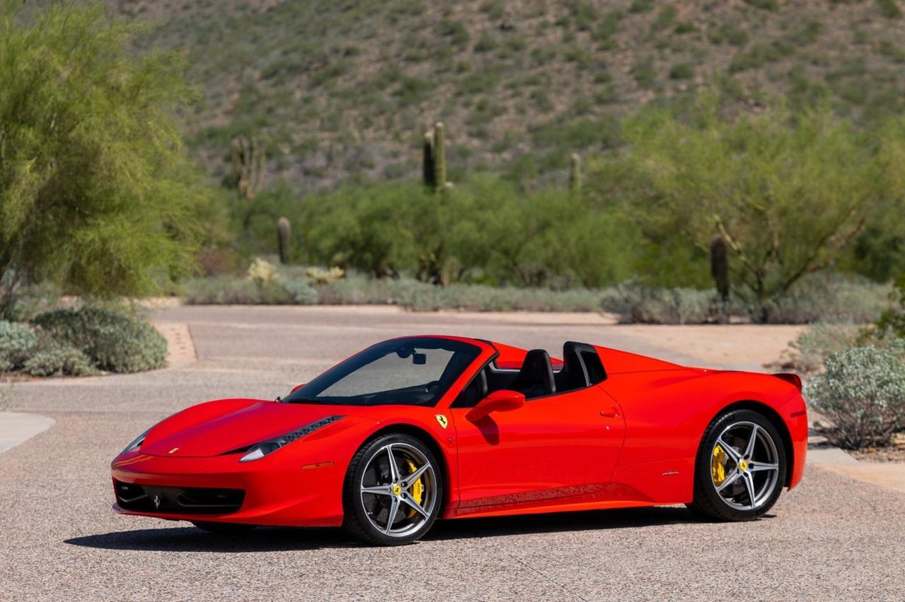 2014 Ferrari 458 Spider Rosso Scuderia 1-Owner
