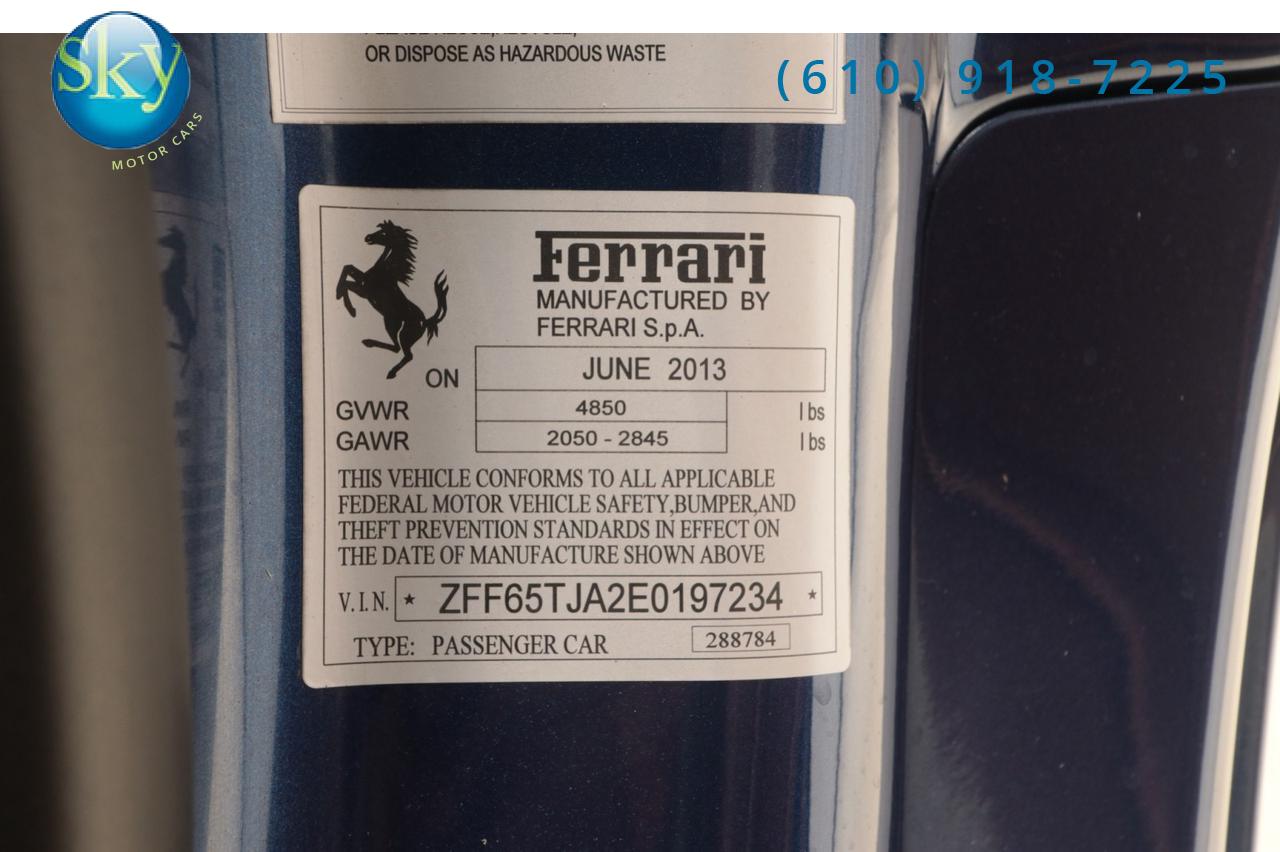 2014 Ferrari California Convertible West Chester PA