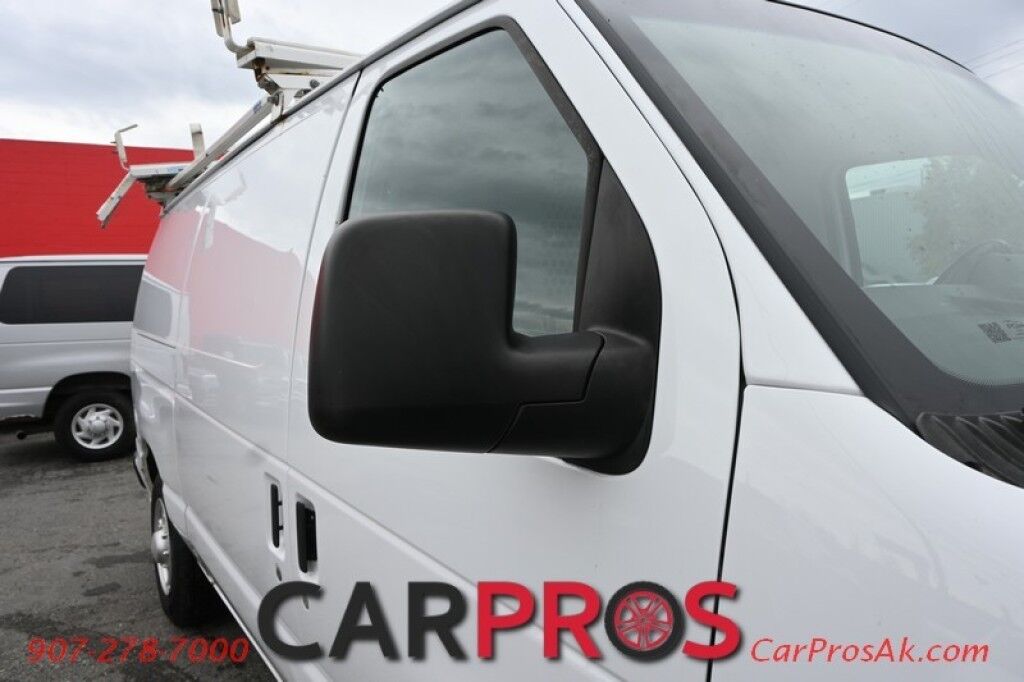 2014 Ford E-150 Econoline Cargo Van - Automatic - Cargo Shelves & Bins - Ladder Rack - Power Locks & Windows - Air Conditioning - Aux Input - Tow Pkg - 1 Owner Anchorage AK