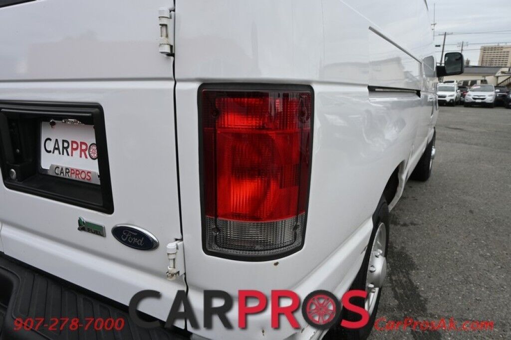 2014 Ford E-150 Econoline Cargo Van - Automatic - Cargo Shelves & Bins - Ladder Rack - Power Locks & Windows - Air Conditioning - Aux Input - Tow Pkg - 1 Owner Anchorage AK