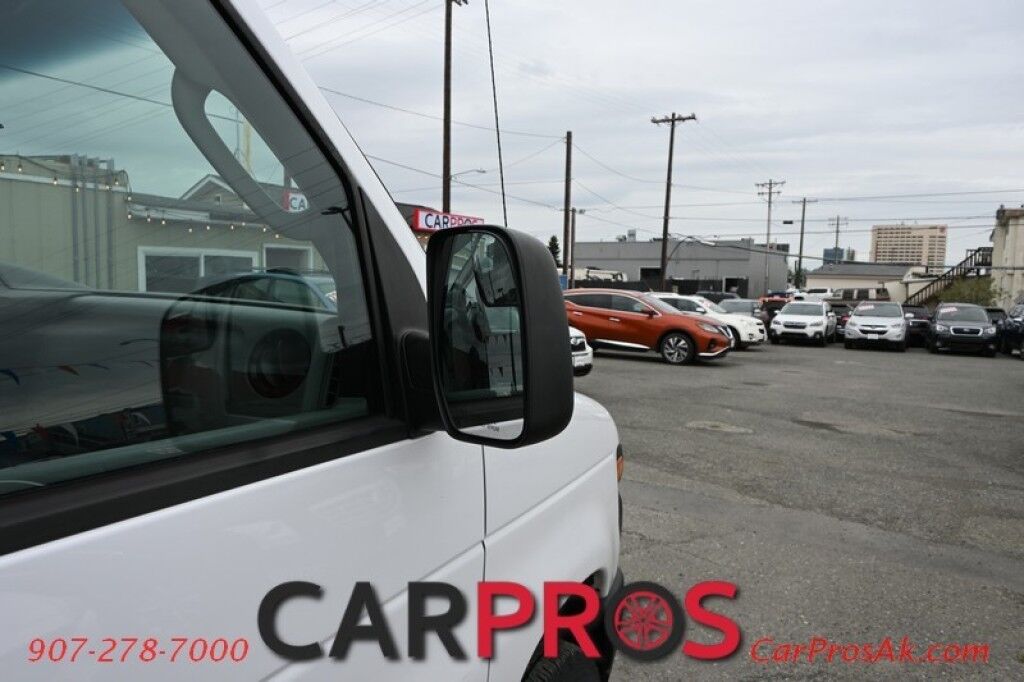 2014 Ford E-150 Econoline Cargo Van - Automatic - Cargo Shelves & Bins - Ladder Rack - Power Locks & Windows - Air Conditioning - Aux Input - Tow Pkg - 1 Owner Anchorage AK