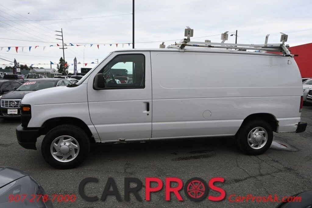 2014 Ford E-150 Econoline Cargo Van - Automatic - Cargo Shelves & Bins - Ladder Rack - Power Locks & Windows - Air Conditioning - Aux Input - Tow Pkg - 1 Owner