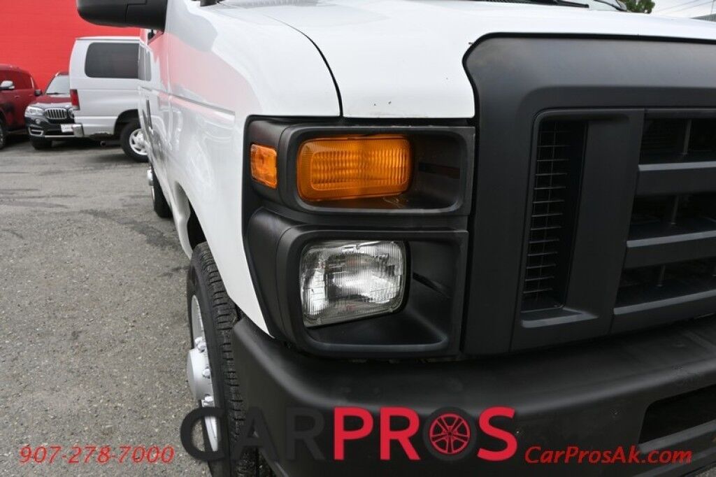 2014 Ford E-150 Econoline Cargo Van - Automatic - Cargo Shelves & Bins - Ladder Rack - Power Locks & Windows - Air Conditioning - Aux Input - Tow Pkg - 1 Owner Anchorage AK