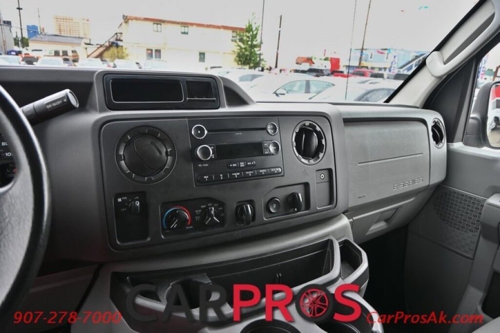 2014 Ford E-150 Econoline Cargo Van - Automatic - Cargo Shelves & Bins - Ladder Rack - Power Locks & Windows - Air Conditioning - Aux Input - Tow Pkg - 1 Owner Anchorage AK