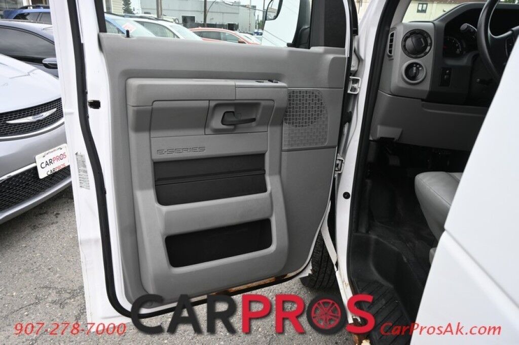 2014 Ford E-150 Econoline Cargo Van - Automatic - Cargo Shelves & Bins - Ladder Rack - Power Locks & Windows - Air Conditioning - Aux Input - Tow Pkg - 1 Owner Anchorage AK