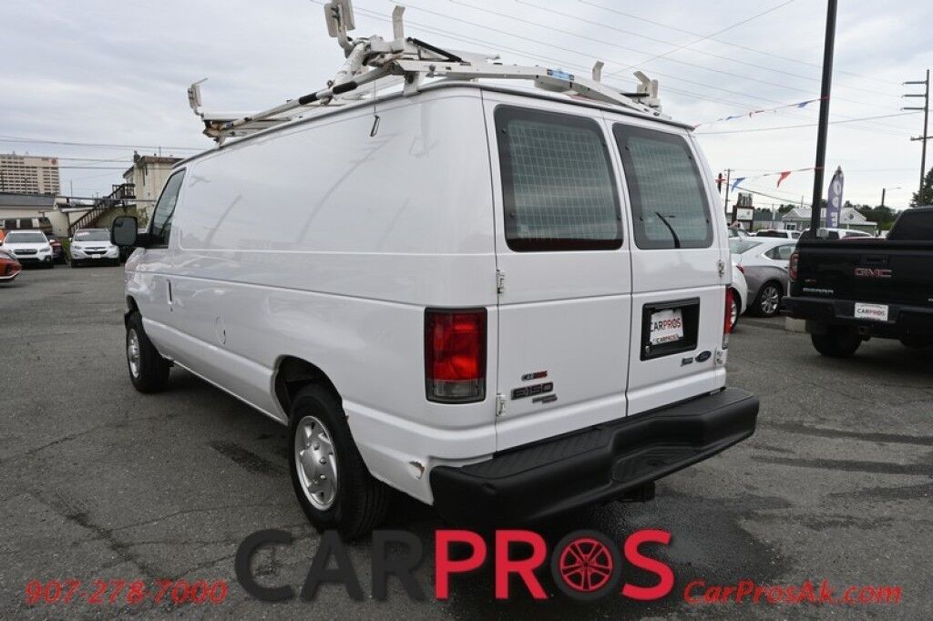 2014 Ford E-150 Econoline Cargo Van - Automatic - Cargo Shelves & Bins - Ladder Rack - Power Locks & Windows - Air Conditioning - Aux Input - Tow Pkg - 1 Owner Anchorage AK