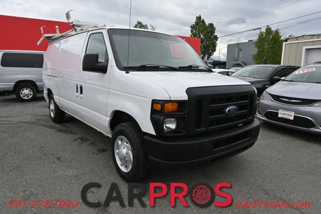 2014 Ford E-150 Econoline Cargo Van - Automatic - Cargo Shelves & Bins - Ladder Rack - Power Locks & Windows - Air Conditioning - Aux Input - Tow Pkg - 1 Owner