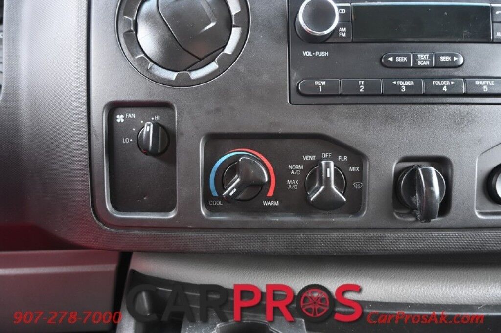 2014 Ford E-150 Econoline Cargo Van - Automatic - Cargo Shelves & Bins - Ladder Rack - Power Locks & Windows - Air Conditioning - Aux Input - Tow Pkg - 1 Owner Anchorage AK