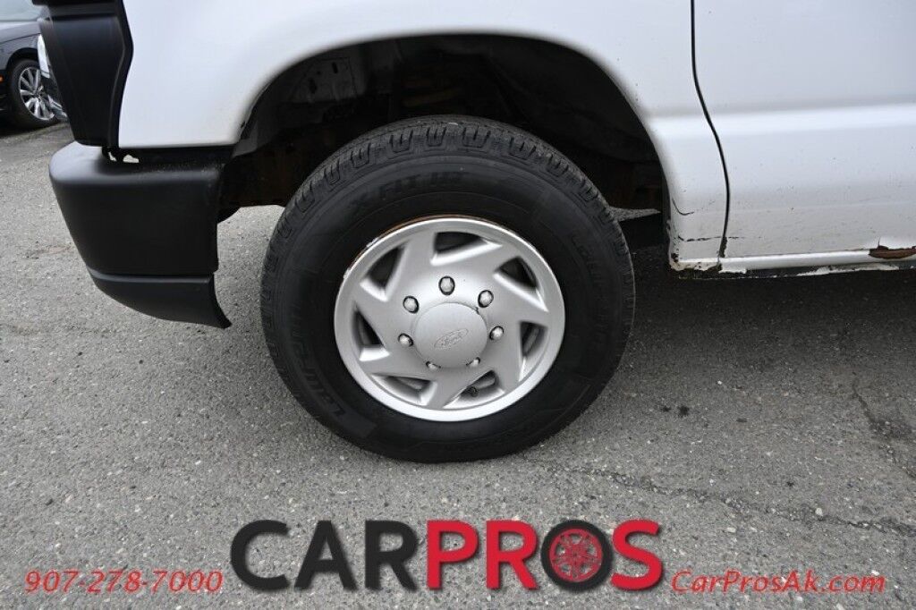 2014 Ford E-150 Econoline Cargo Van - Automatic - Cargo Shelves & Bins - Ladder Rack - Power Locks & Windows - Air Conditioning - Aux Input - Tow Pkg - 1 Owner Anchorage AK