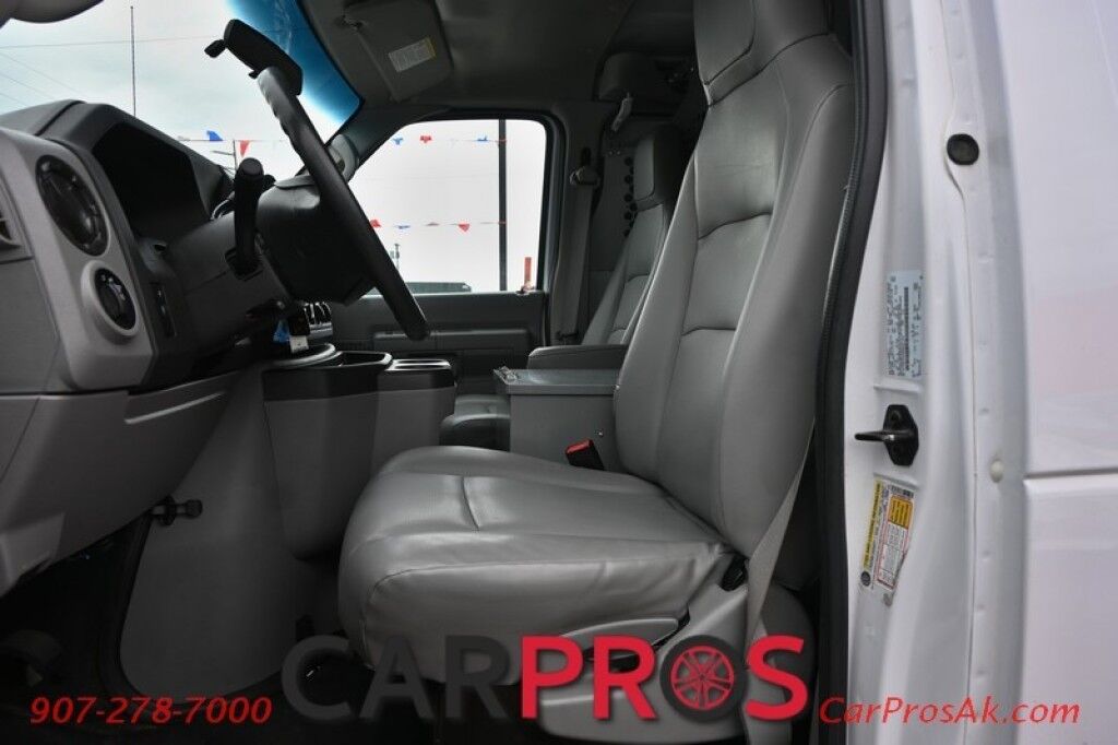 2014 Ford E-150 Econoline Cargo Van - Automatic - Cargo Shelves & Bins - Ladder Rack - Power Locks & Windows - Air Conditioning - Aux Input - Tow Pkg - 1 Owner Anchorage AK