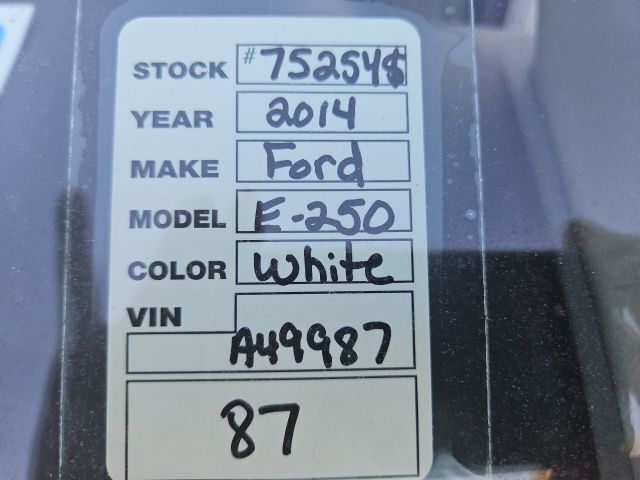 2014 Ford E-250 Commercial Jacksonville FL