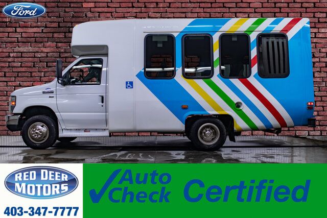2014 Ford E-350 Cutaway Bus 10 Passenger Wheelchair Access Red Deer AB