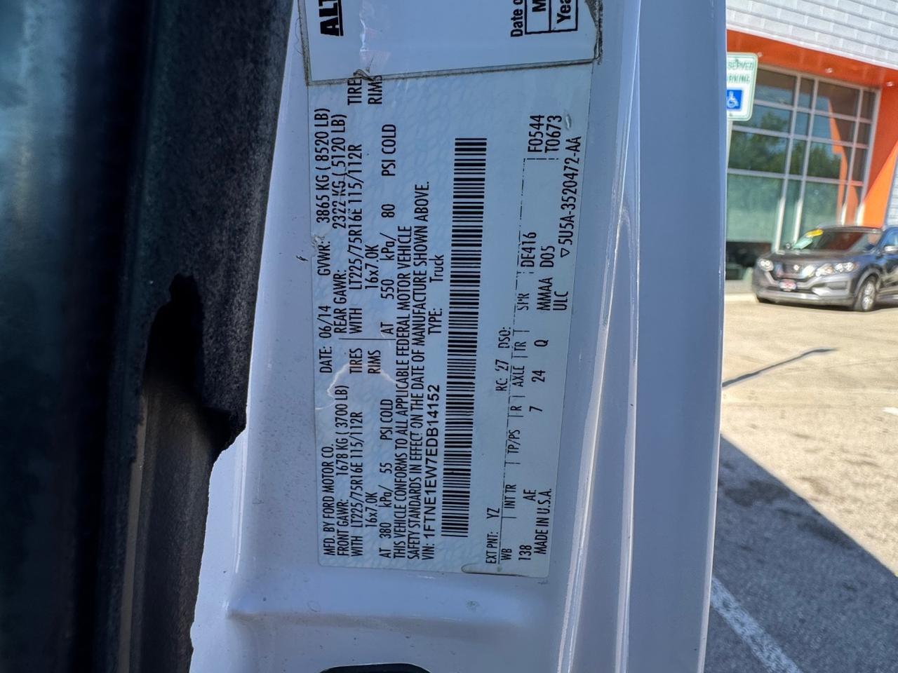 2014 Ford Econoline Cargo Van Commercial Austin TX