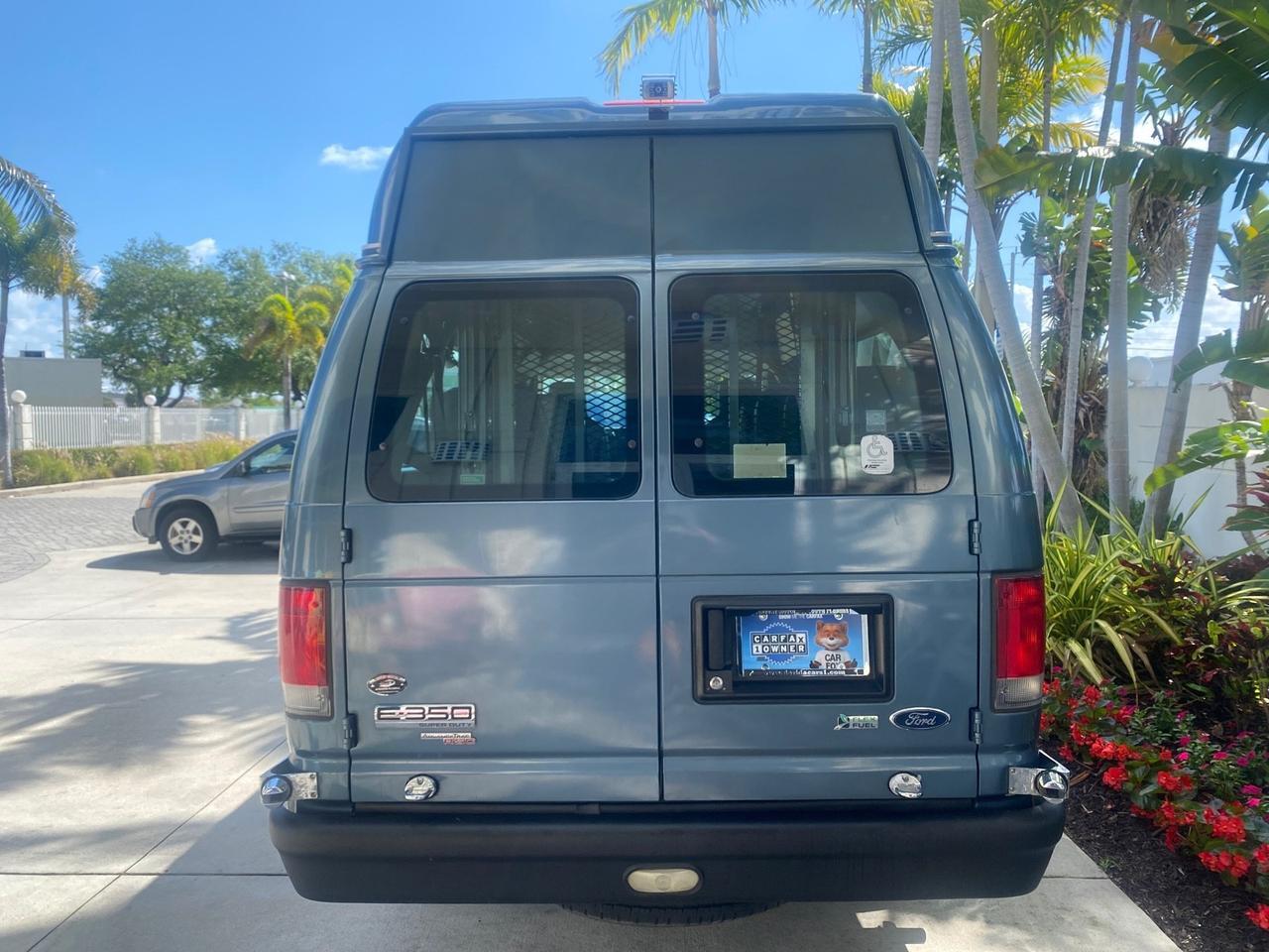 2014 Ford Econoline E 350 HI TOP HANDICAP VAN LOW MILES 34,875 1 OWNER Pompano Beach FL