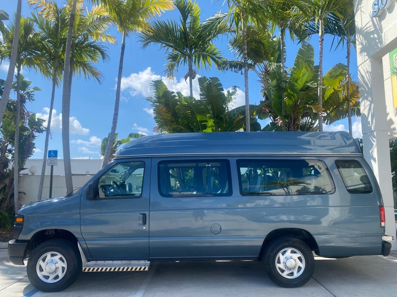 2014 Ford Econoline E 350 HI TOP HANDICAP VAN LOW MILES 34,875 1 OWNER Pompano Beach FL