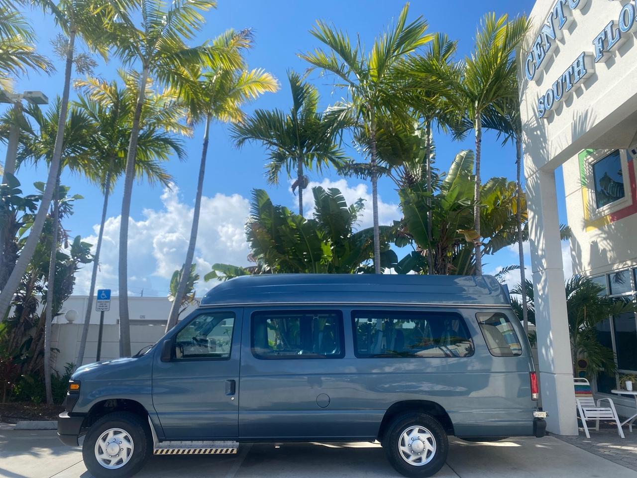 2014 Ford Econoline E 350 HI TOP HANDICAP VAN LOW MILES 34,875 1 OWNER Pompano Beach FL