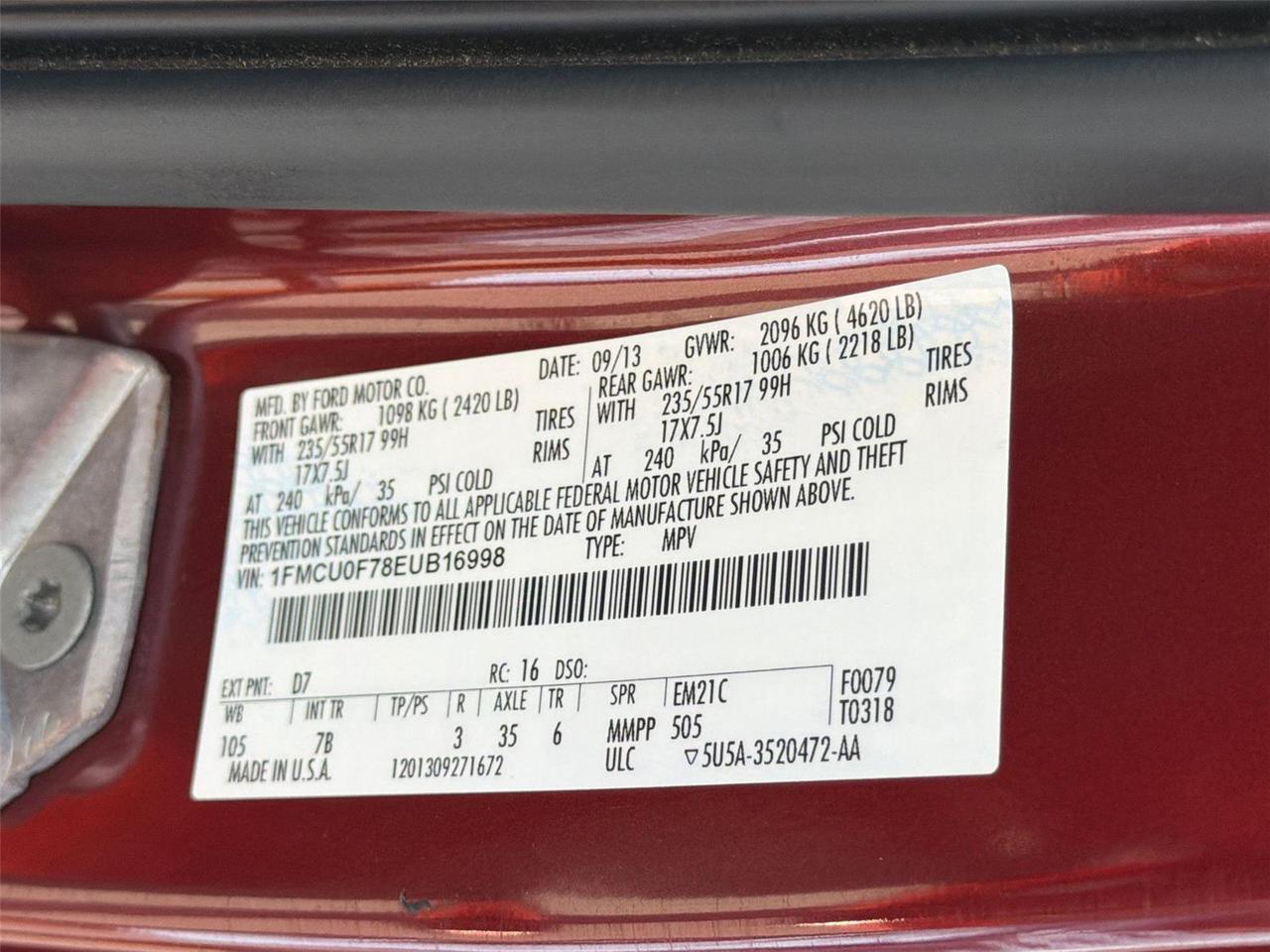 2014 Ford Escape S Hagerstown MD