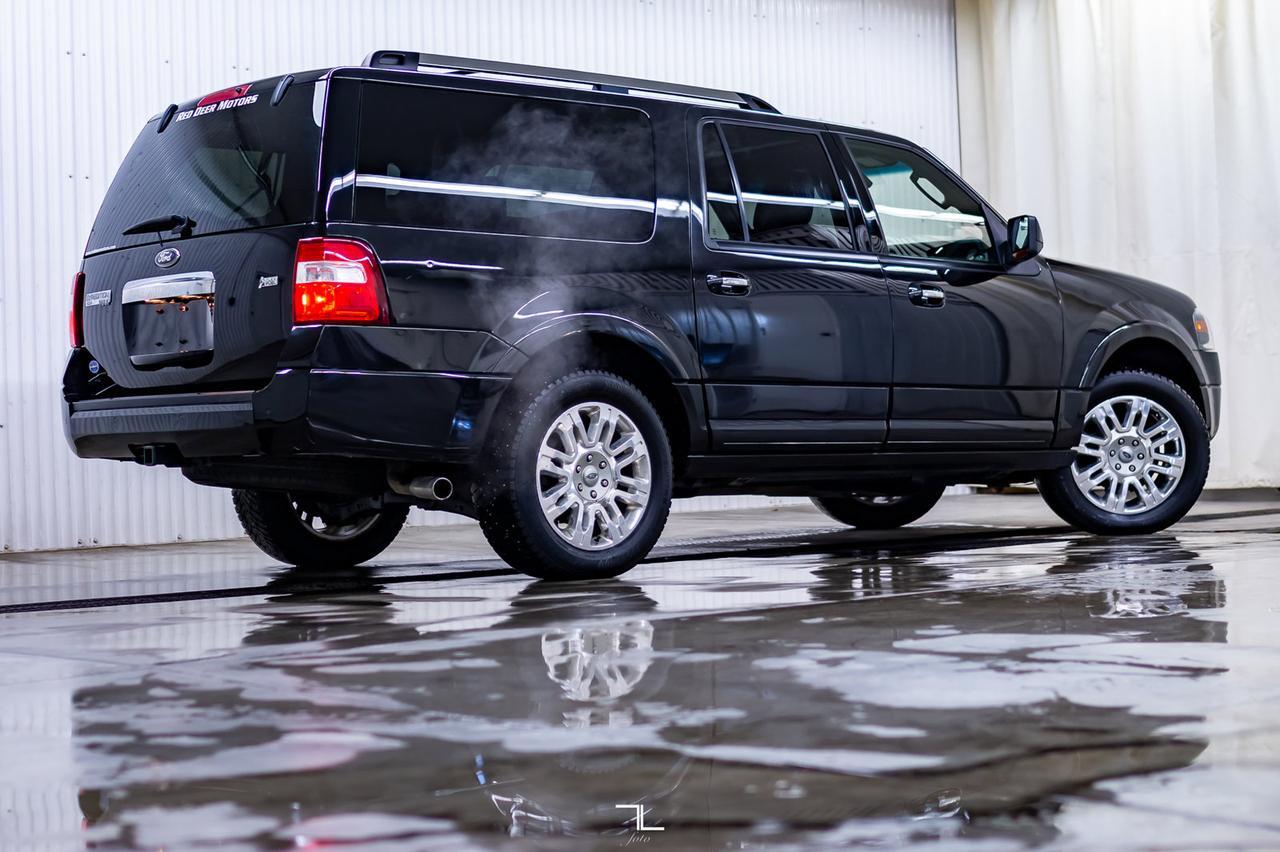 2014 Ford Expedition Max AWD Limited Leather Roof Nav BCam Red Deer AB