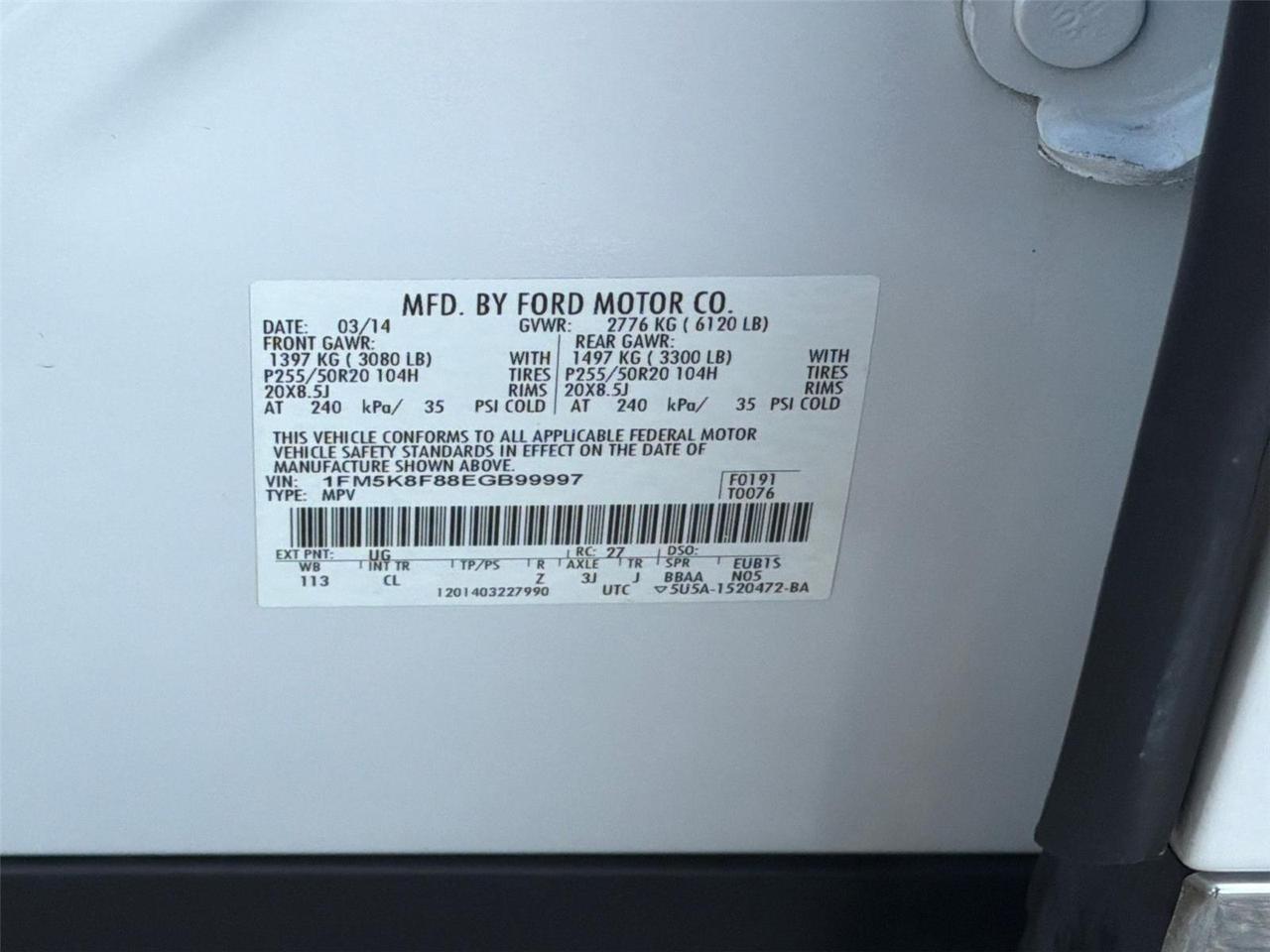 2014 Ford Explorer Limited Hagerstown MD