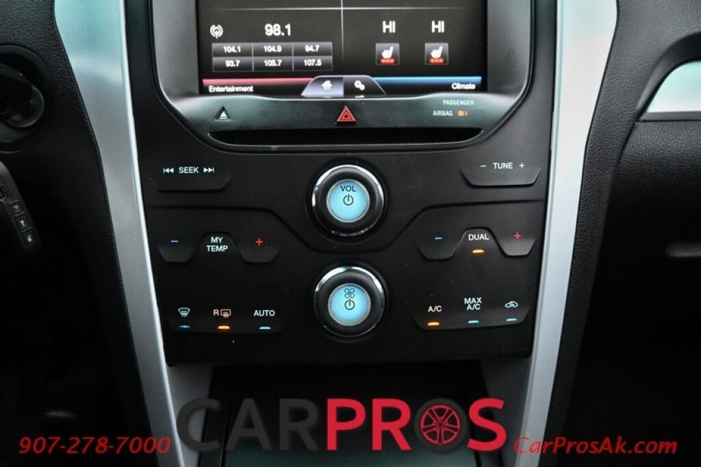 2014 Ford Explorer XLT - 4X4 - Power Front Leather Heated Seats - 3rd Row Seats 7 - Bluetooth - Remote Start - Block Heater - Dual Panel Moonroof - Review Camera - Fog Lights - Tow Pkg - 1 Owner Anchorage AK