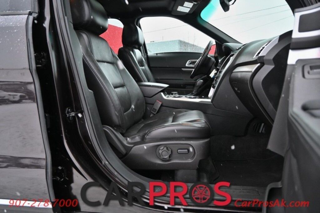 2014 Ford Explorer XLT - 4X4 - Power Front Leather Heated Seats - 3rd Row Seats 7 - Bluetooth - Remote Start - Block Heater - Dual Panel Moonroof - Review Camera - Fog Lights - Tow Pkg - 1 Owner Anchorage AK