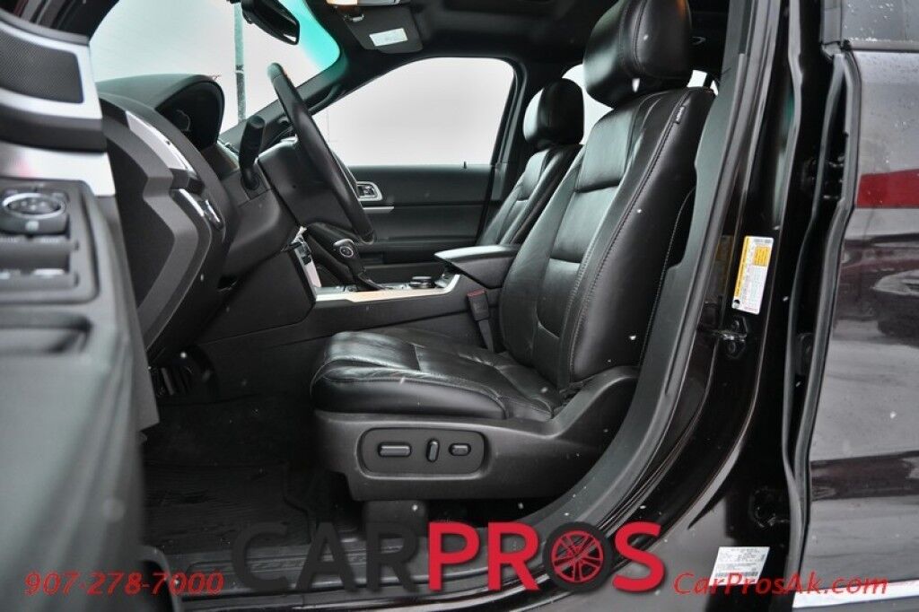 2014 Ford Explorer XLT - 4X4 - Power Front Leather Heated Seats - 3rd Row Seats 7 - Bluetooth - Remote Start - Block Heater - Dual Panel Moonroof - Review Camera - Fog Lights - Tow Pkg - 1 Owner Anchorage AK