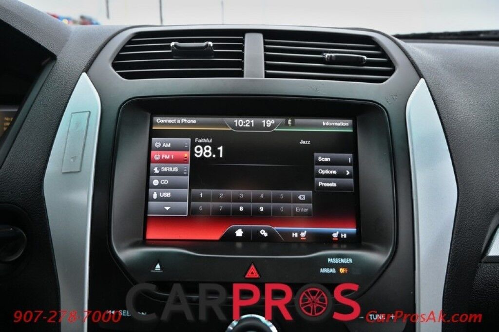 2014 Ford Explorer XLT - 4X4 - Power & Heated Leather Seats - 3rd Row - Seats 7 - Bluetooth - Remote Start - Block Heater - Dual Panel Moonroof - Review Camera - Fog Lights - Tow Pkg - 1 Owner Anchorage AK