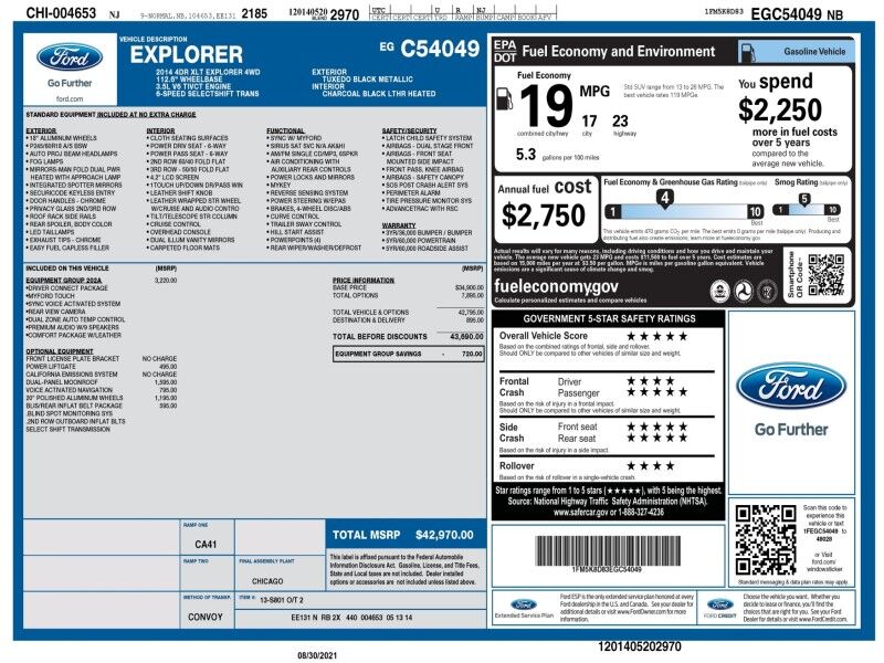 2014 Ford Explorer XLT 4WD Arlington VA