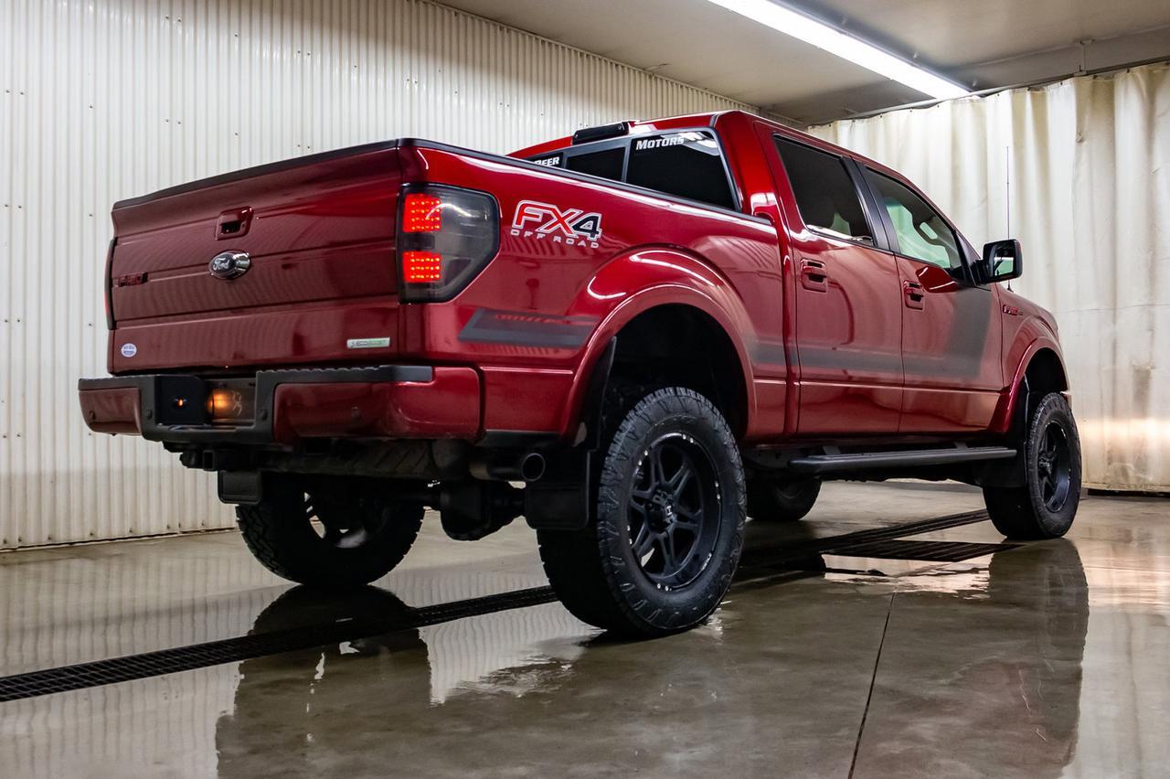 2014 Ford F-150 4x4 Super Crew FX4 Lift Leather Nav BCam Red Deer AB