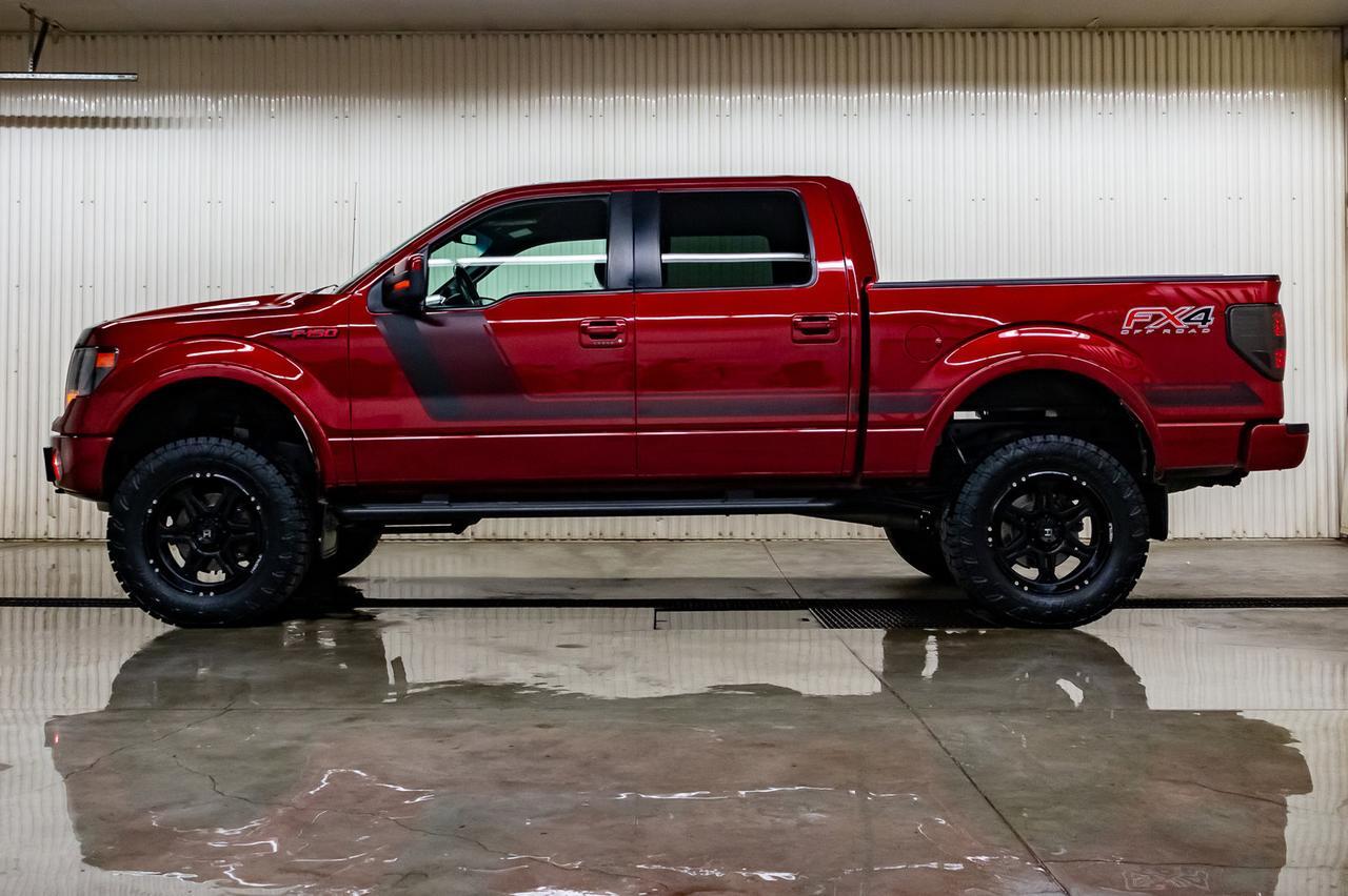 2014 Ford F-150 4x4 Super Crew FX4 Lift Leather Nav BCam Red Deer AB
