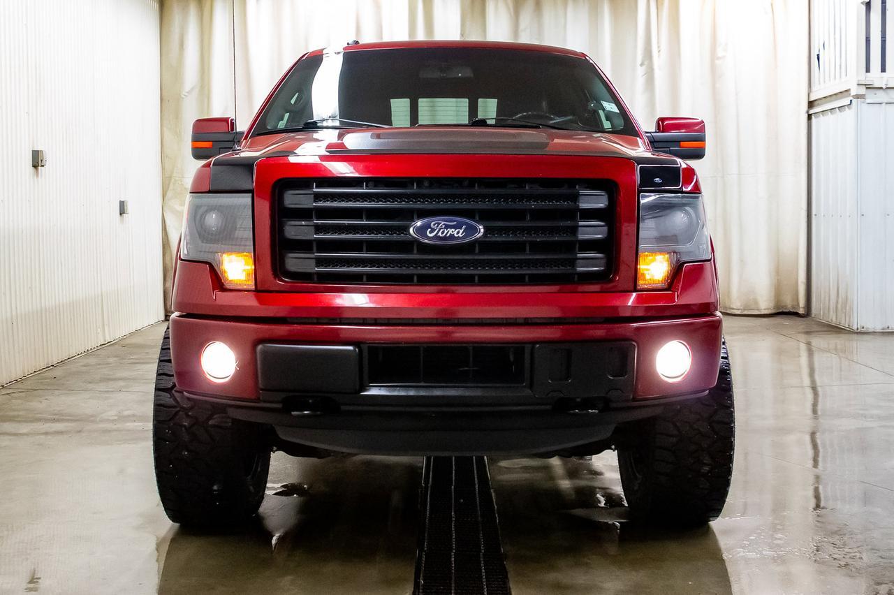 2014 Ford F-150 4x4 Super Crew FX4 Lift Leather Nav BCam Red Deer AB