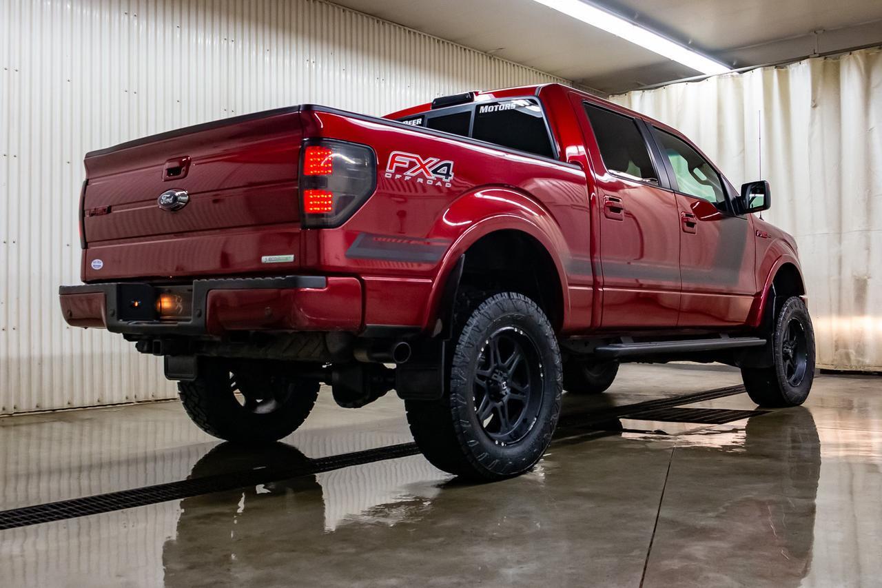 2014 Ford F-150 4x4 Super Crew FX4 Lift Leather Nav BCam Red Deer AB