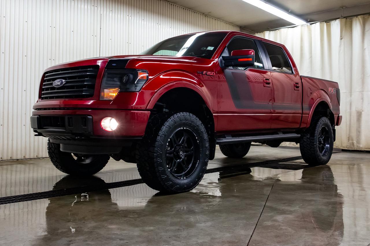 2014 Ford F-150 4x4 Super Crew FX4 Lift Leather Nav BCam Red Deer AB