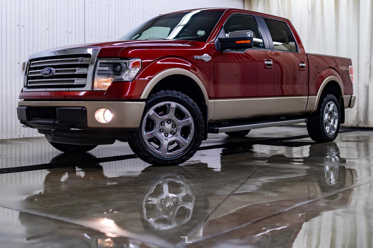 2014 Ford F-150 4x4 Super Crew King Ranch Leather Roof Nav Red Deer AB