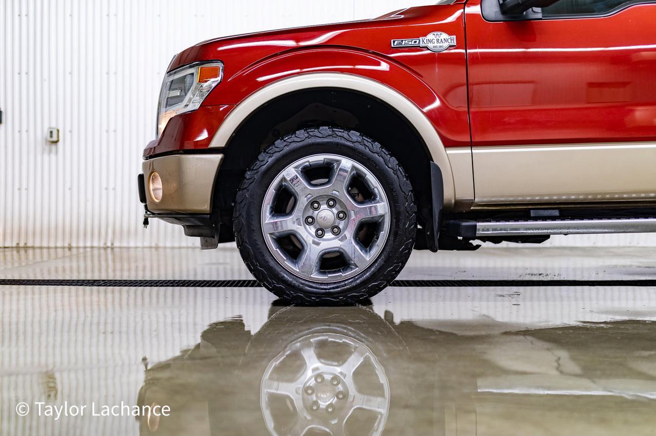 2014 Ford F-150 4x4 Super Crew King Ranch Leather Roof Nav Red Deer AB