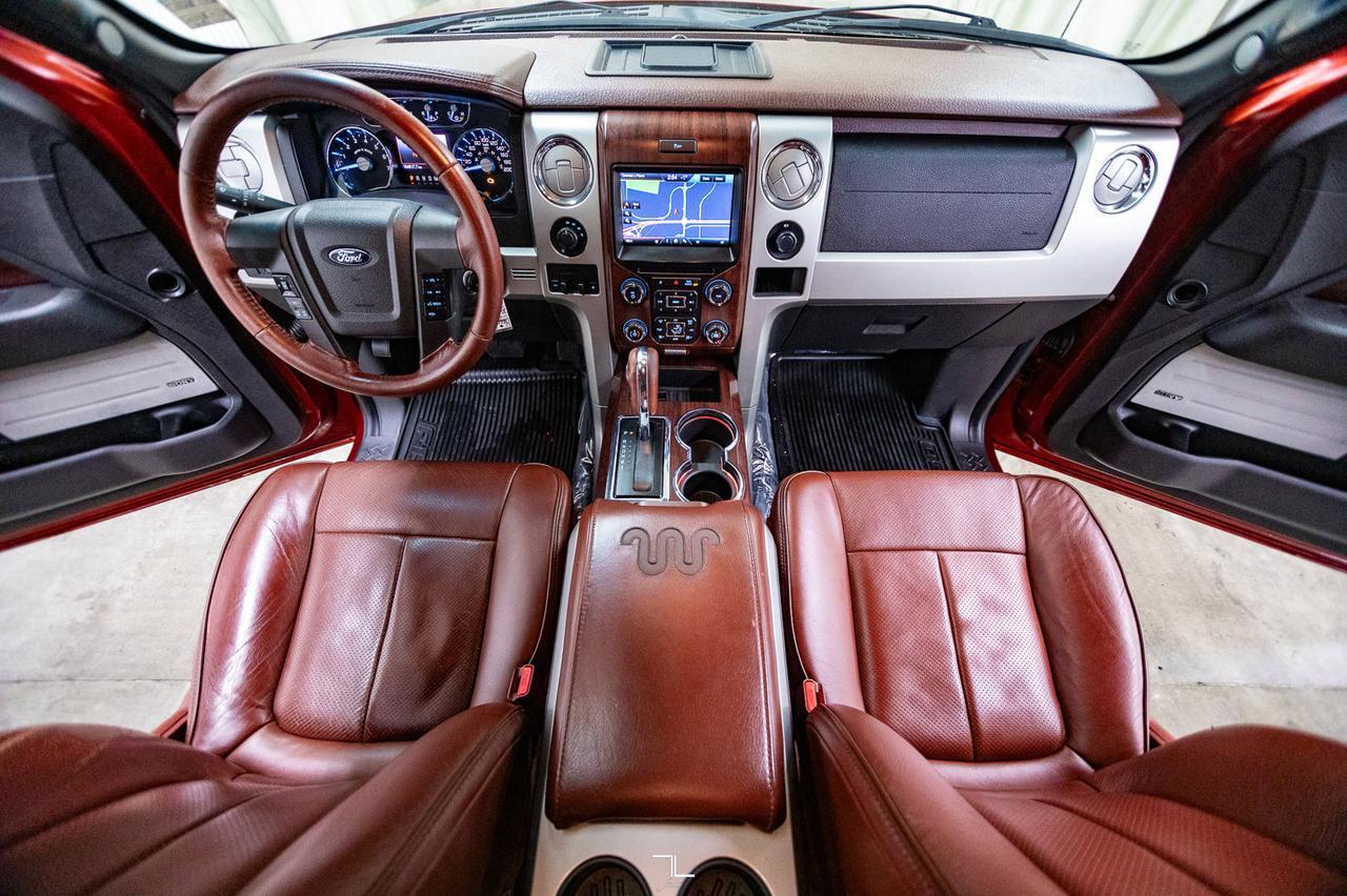 2014 Ford F-150 4x4 Super Crew King Ranch Leather Roof Nav Red Deer AB