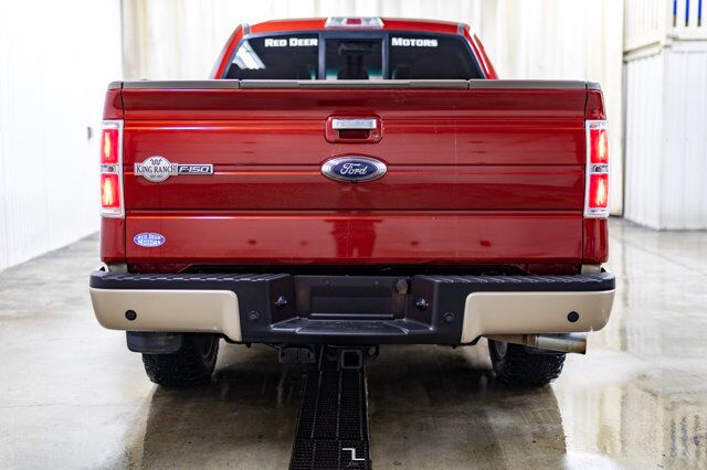 2014 Ford F-150 4x4 Super Crew King Ranch Leather Roof Nav Red Deer AB