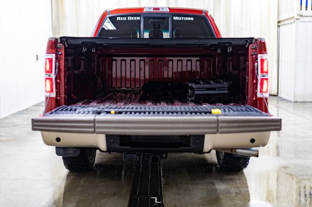 2014 Ford F-150 4x4 Super Crew King Ranch Leather Roof Nav Red Deer AB
