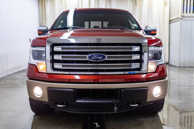 2014 Ford F-150 4x4 Super Crew King Ranch Leather Roof Nav Red Deer AB