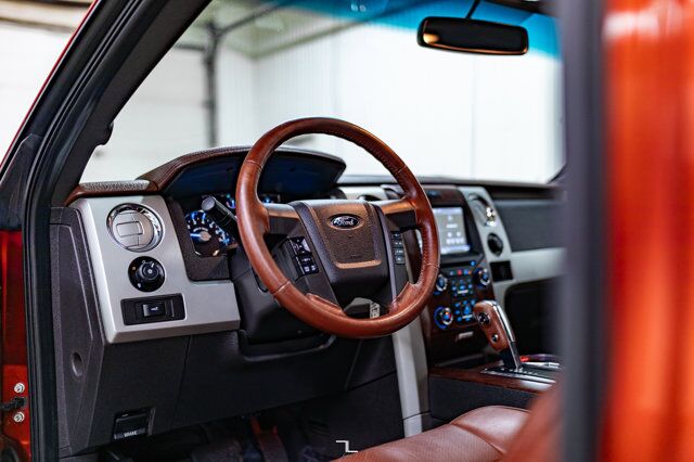 2014 Ford F-150 4x4 Super Crew King Ranch Leather Roof Nav Red Deer AB