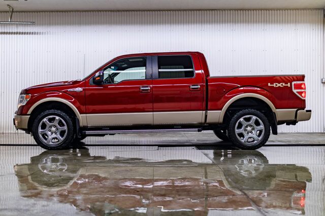 2014 Ford F-150 4x4 Super Crew King Ranch Leather Roof Nav Red Deer AB