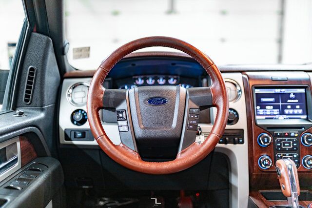 2014 Ford F-150 4x4 Super Crew King Ranch Leather Roof Nav Red Deer AB