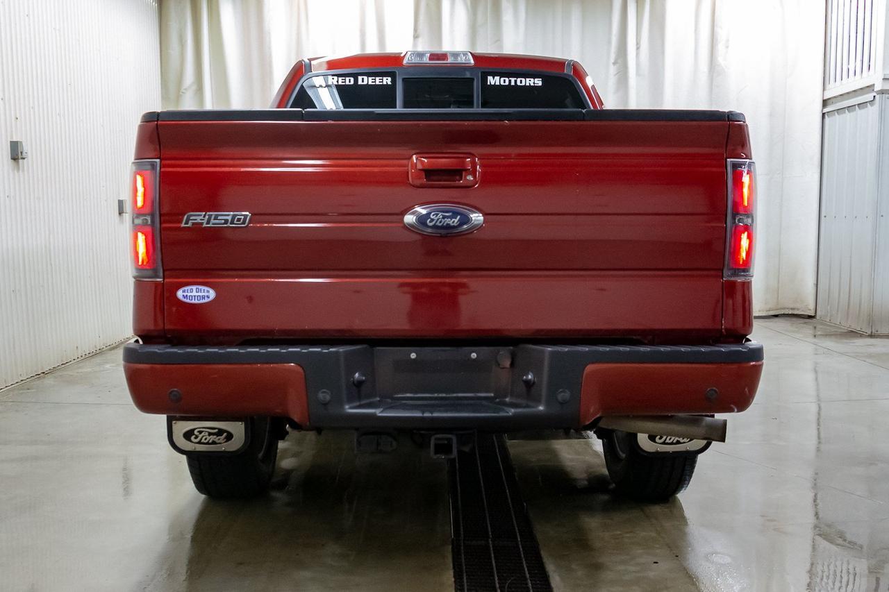2014 Ford F-150 4x4 Super Crew Lariat FX4 Leather Roof Nav Red Deer AB