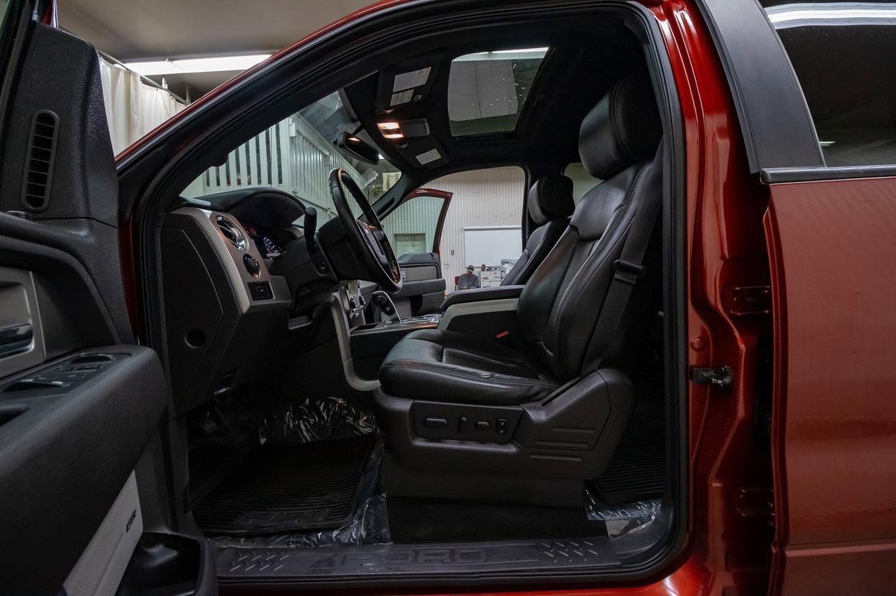 2014 Ford F-150 4x4 Super Crew Lariat FX4 Leather Roof Nav Red Deer AB