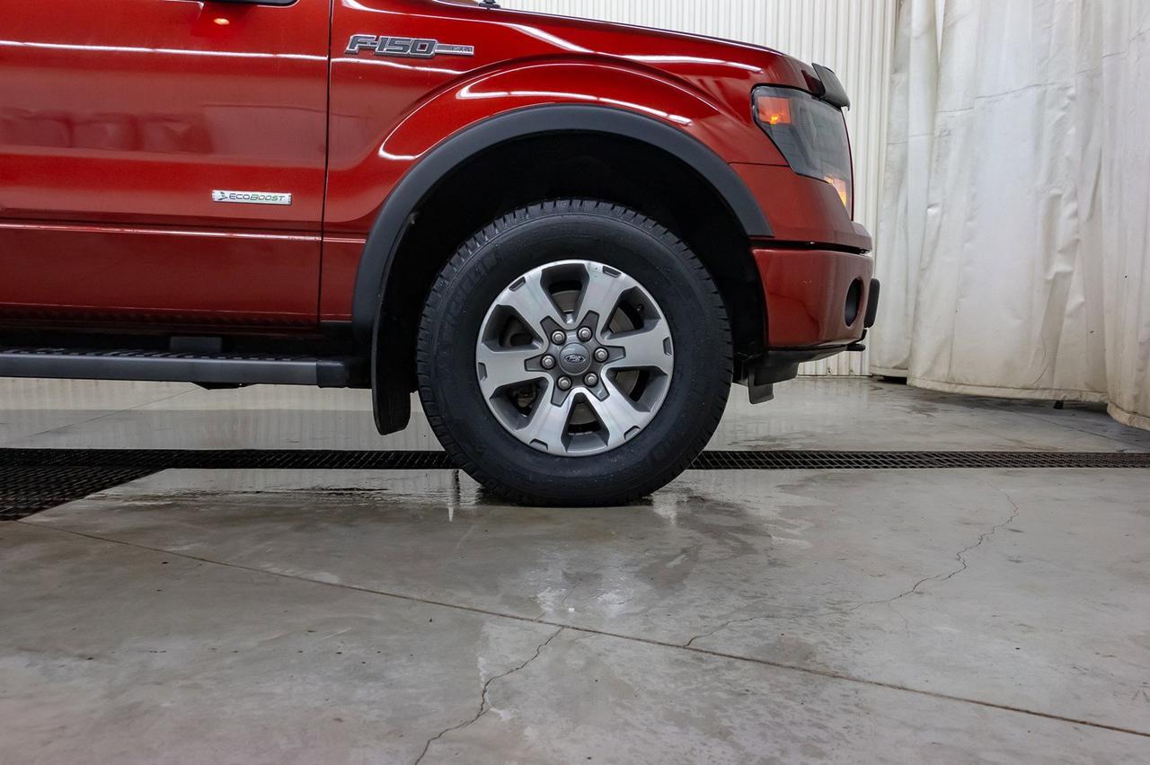 2014 Ford F-150 4x4 Super Crew Lariat FX4 Leather Roof Nav Red Deer AB