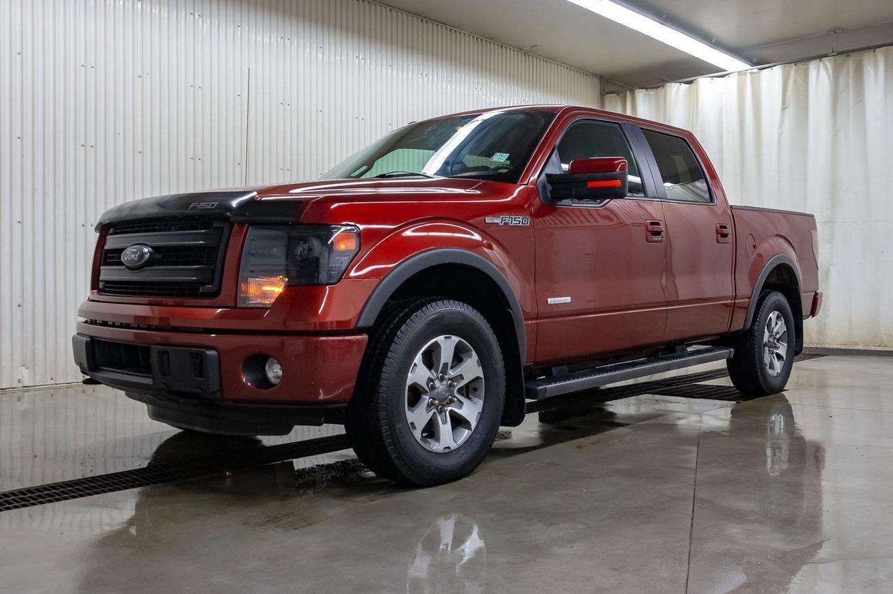 2014 Ford F-150 4x4 Super Crew Lariat FX4 Leather Roof Nav Red Deer AB