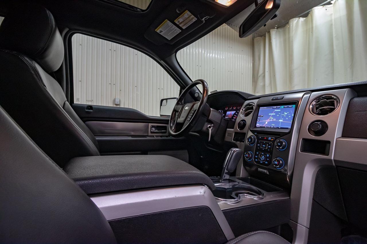 2014 Ford F-150 4x4 Super Crew Lariat FX4 Leather Roof Nav Red Deer AB